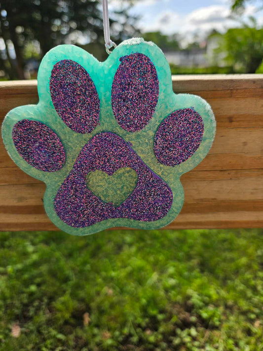 Paw Print with Heart